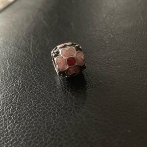 Pandora pink flower charm